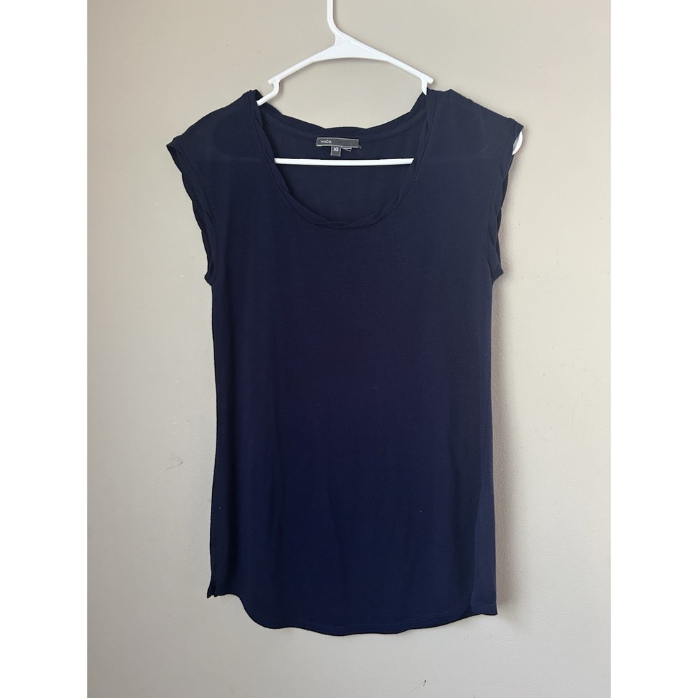 Vince Women Sleeveless Scoop Neck Top Size XS Basics‎ Minimalist Everyday - Picture 3 of 4